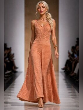 missoni beaded dress Missoni Summer Knit Colorful Herringbone Print Open Beck Maxi Dress –  roschic